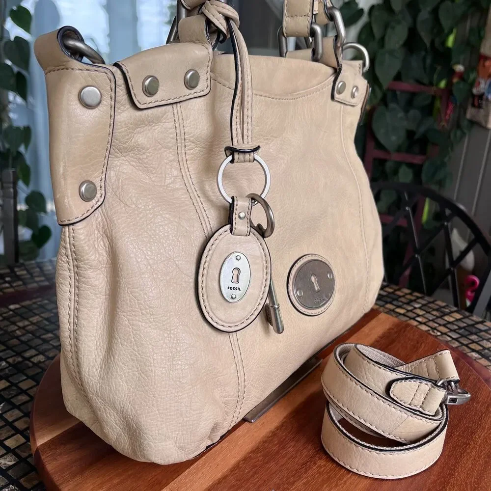 Fossil Maddox Long Live Vintage Satchel & Shoulder Bag